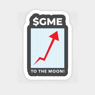 GME To The Moon Sticker